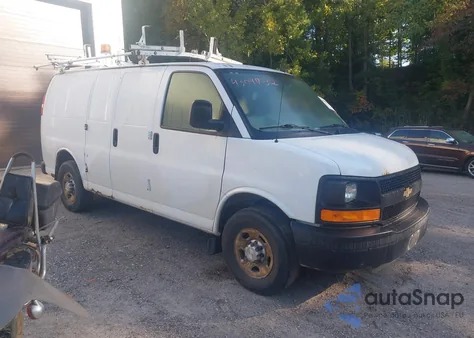 2015 Chevrolet Express 2500 Work Van from USA, damaged, VIN 1GCWGFCF9F1152497